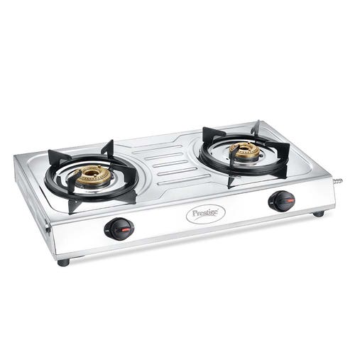 Prestige Prime 2 Burner SS Gas Stove