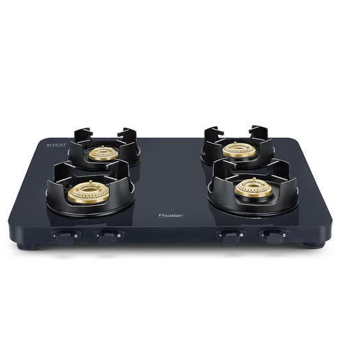 PEBS 04 - Edge 4 Burner Gas Stove Black S