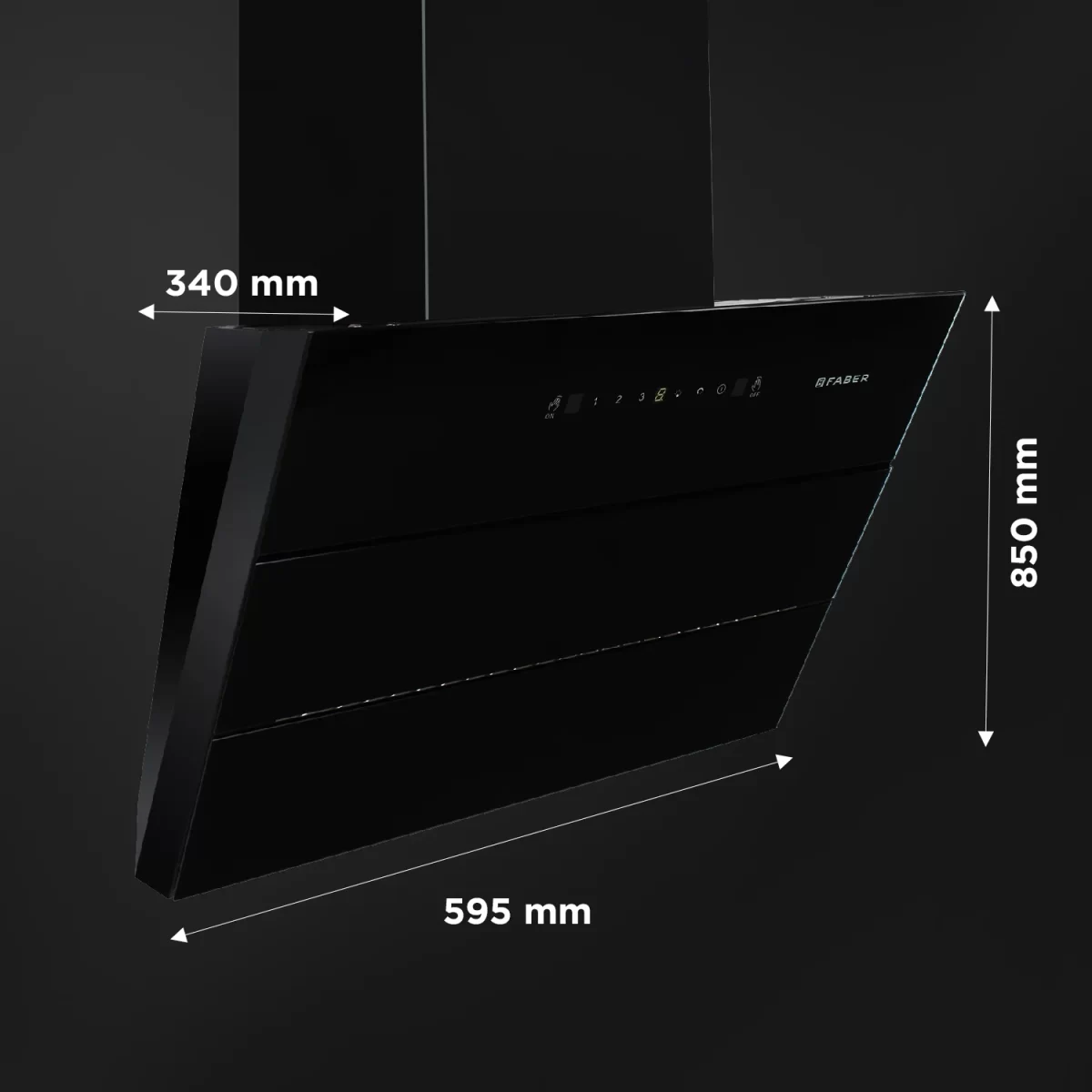 FABER HOOD ZENITH FL SC AC BK 60 - Image 6