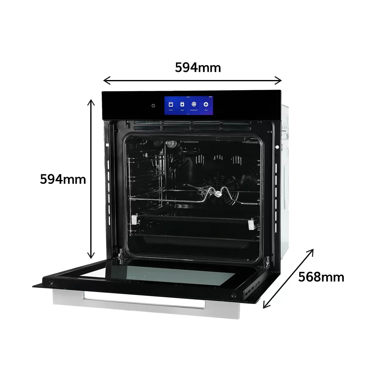 FABER BUILT IN OVEN FBIO 83L 18F TFT BK - Image 11