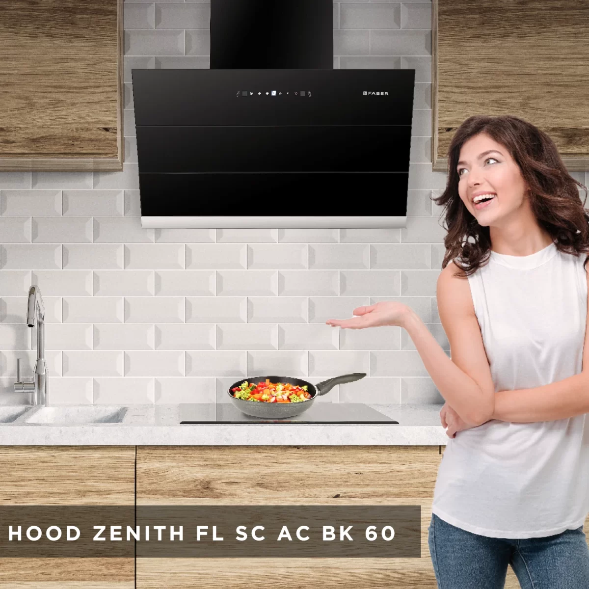 FABER HOOD ZENITH FL SC AC BK 60 - Image 2