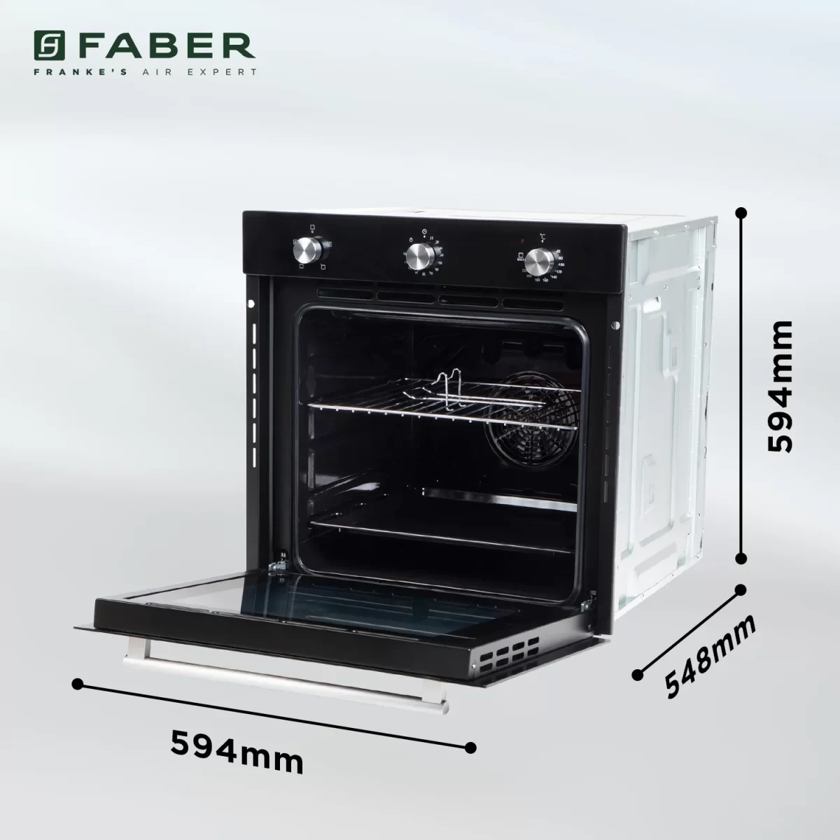 FABER BUILT IN OVEN FBIO 80L 4F BK - Image 11