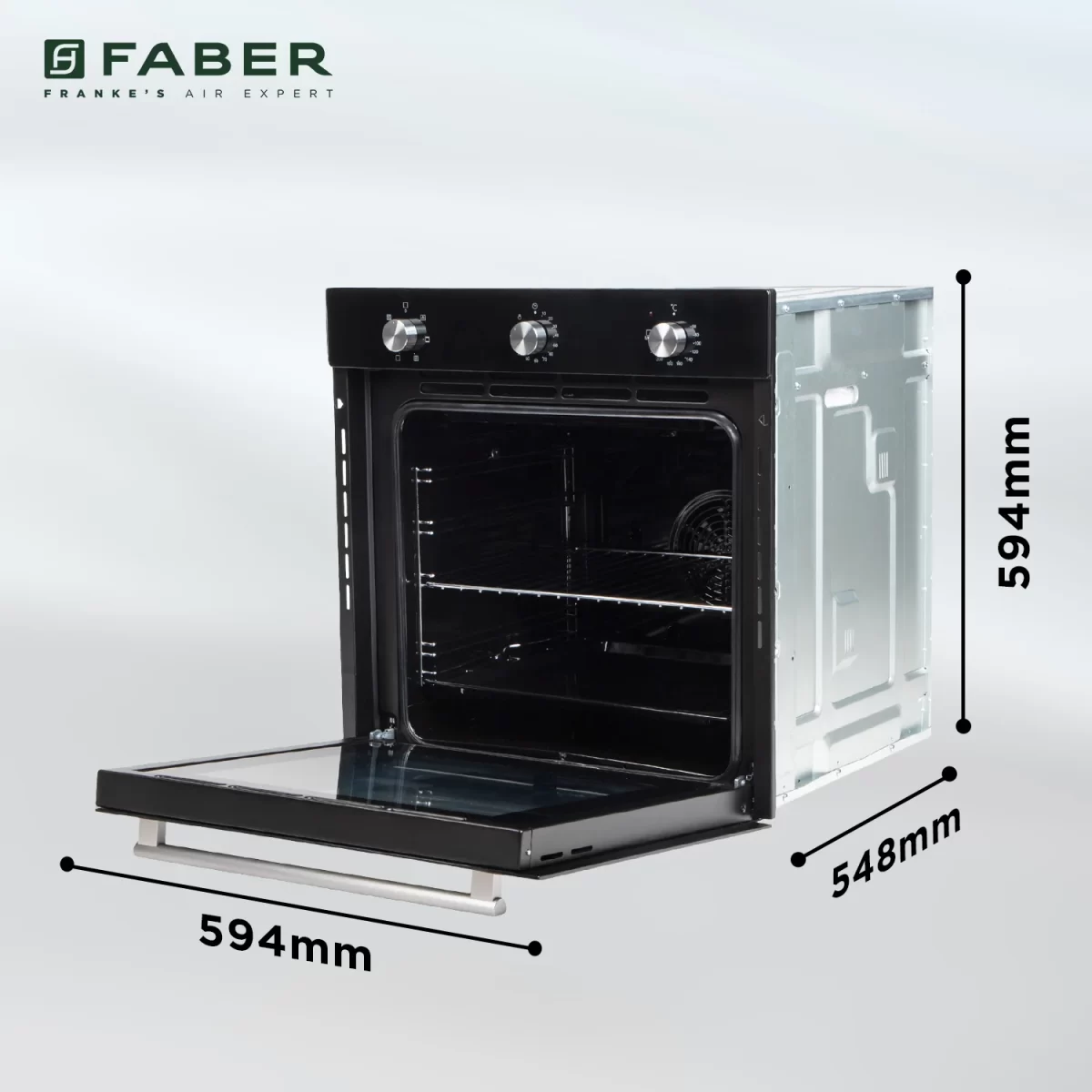 FABER BUILT IN OVEN FBIO 80L 6F BK - Image 7