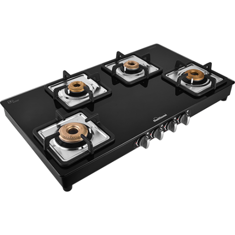 Sunflame Gas Stove AURA 4B BK