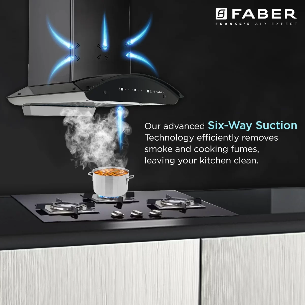 FABER HOOD ELLORA 3D IN HC SC BF BK 60 - Image 4